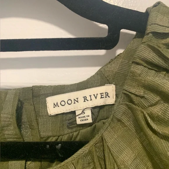 Moon River Small Green Cutout Dress - Picture 5 of 6